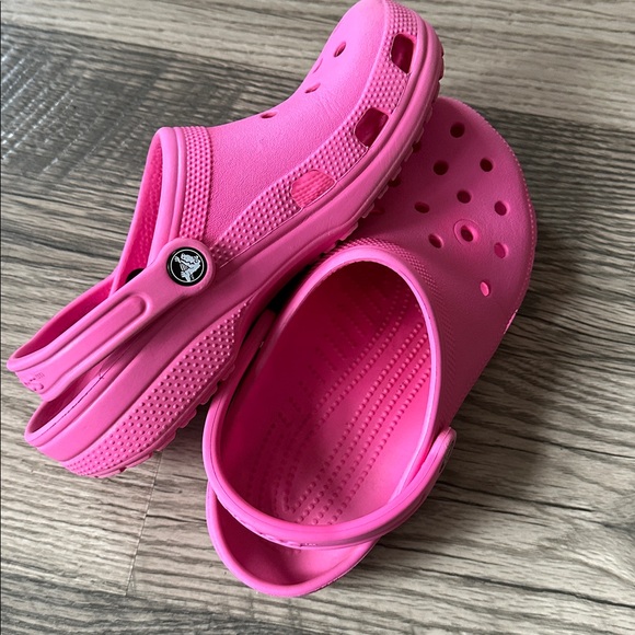 Crocs slide on Pink Clogs women’s size 9 - Picture 6 of 15